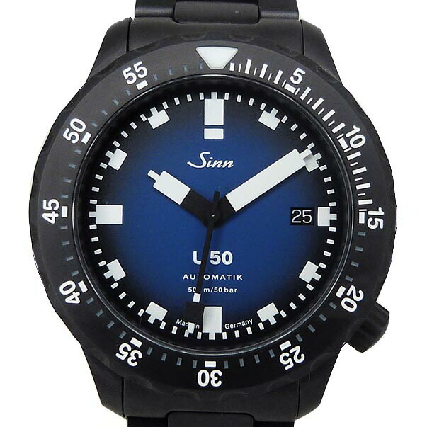 Sinn U50.S.Bs.M World Limited To 500 AT U-Boat Steel Blue Black Dial 41mm A Rank
