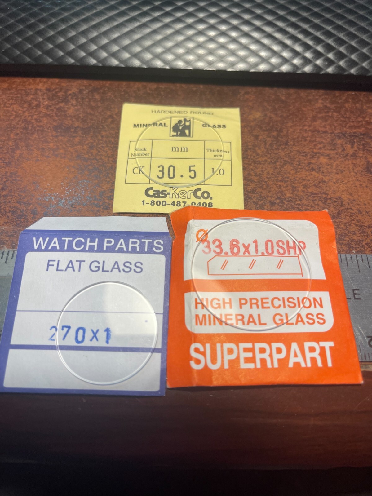 2mm FLAT MINERAL GLASS WATCH CRYSTAL CHOICE DIAMETER 17mm-45mm USA SELLER MG4