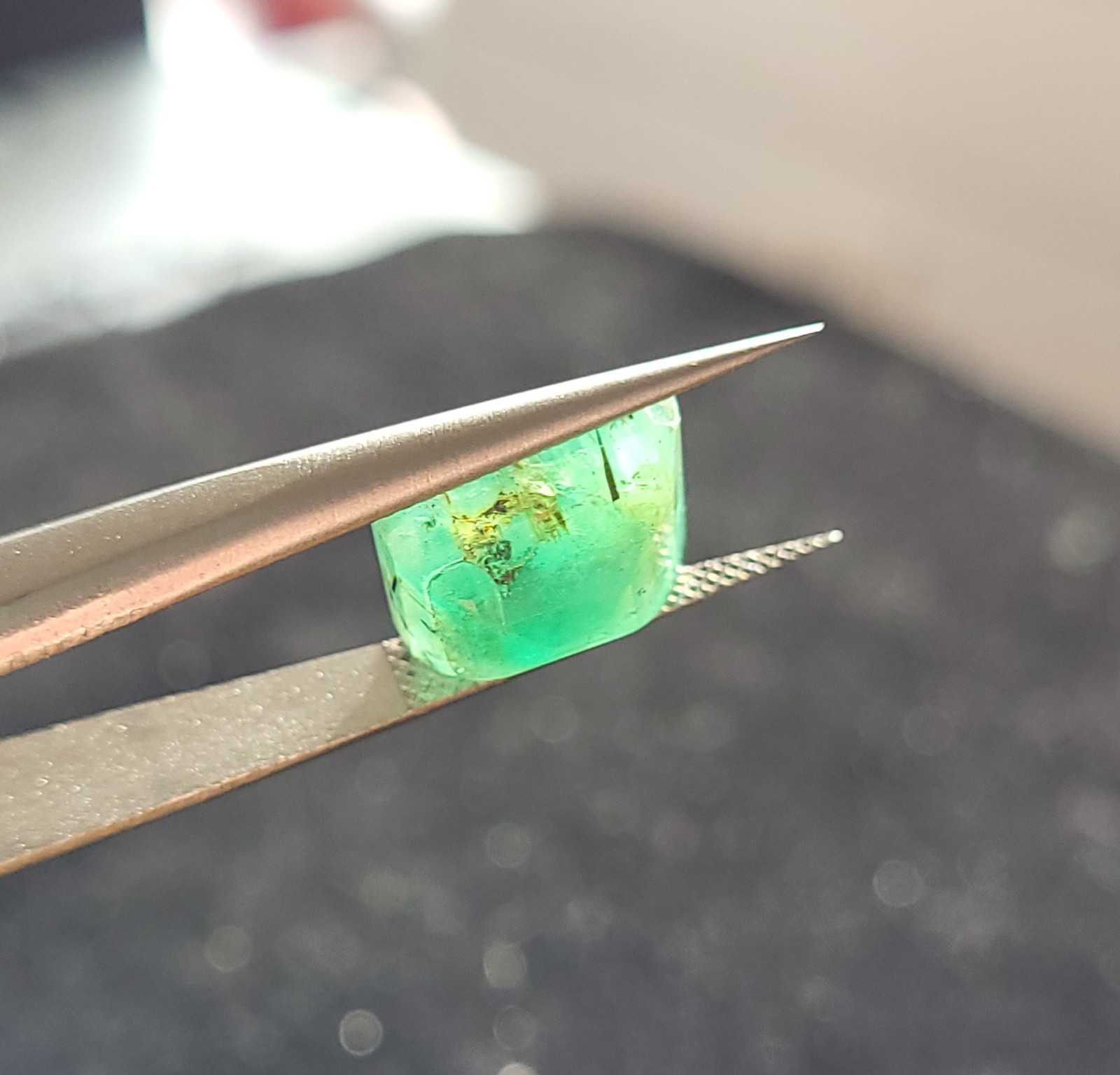 Natural Untreated Certified Translucent Green Zambian Emerald 11x10mm 6.90ct