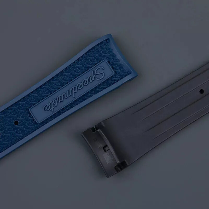 For Omega MoonSwatch Speedmaster 19mm 20mm 21mm Fluorine Rubber Watch Band Strap
