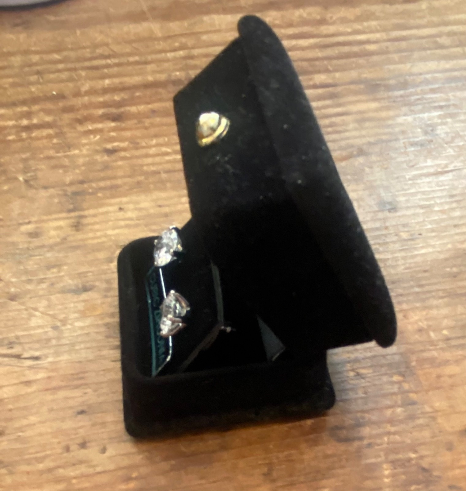 new old stock qubic zirconia earrings