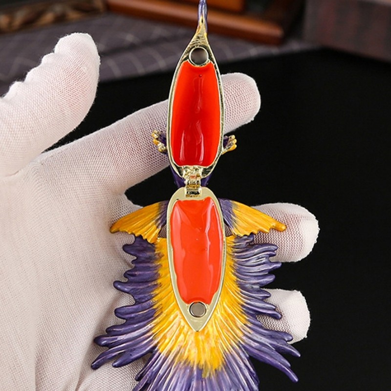 Zinc Alloy Decorative Jewelry Box Storage Container Handmade Decorative Ornament
