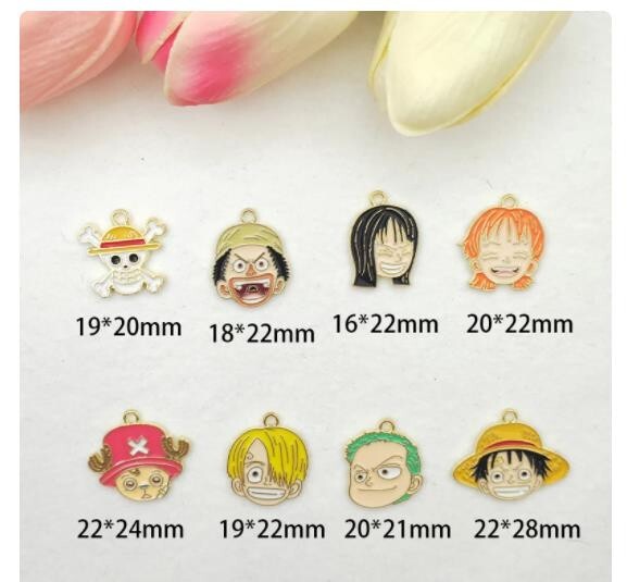 new 80Pcs Anime cartoon mix Charm necklace Pendants DIY Jewelry Making