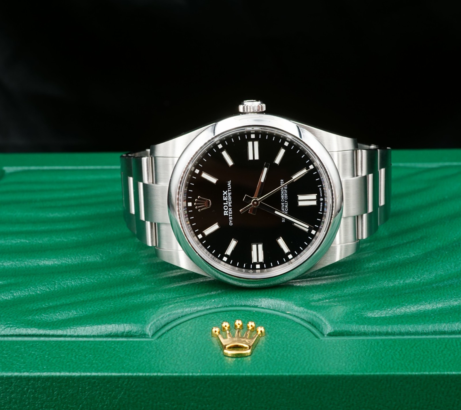 Rolex Oyster Perpetual 41mm 124300 2024 Stainless Black Box Card W1351