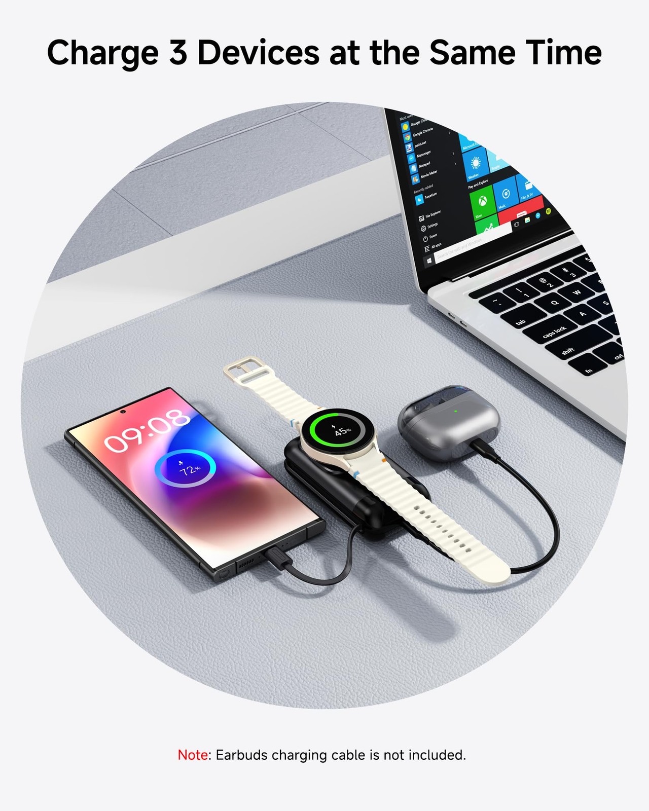 Portable Watch Charger for Samsung Galaxy Watch8/8Classic/Ultra (2025)/7/Ultr…