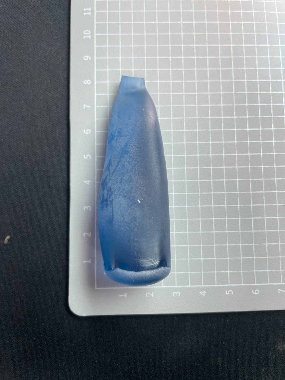 425 Ct Lab-Created London Blue Spinel Rough *Rare Color & Material* (Swiss Made)