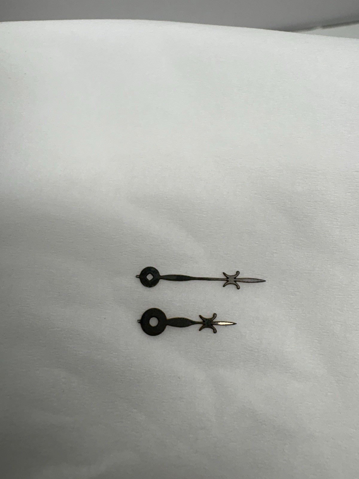 Nice Verge Fusee Pocket Watch Hands