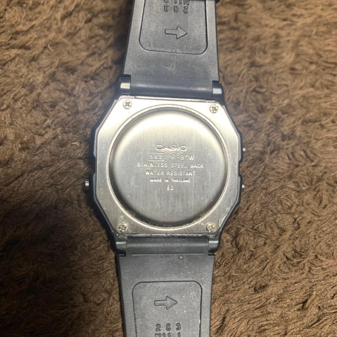 Casio F-91W Digital Watch (Used, Working Condition)
