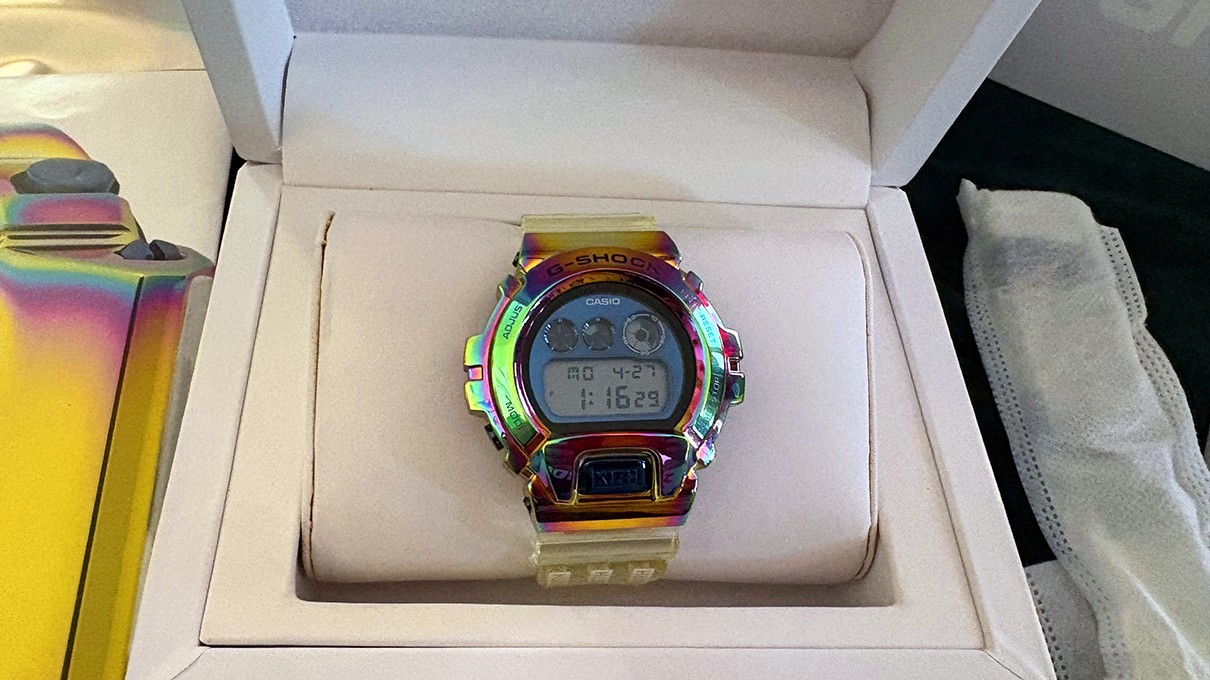 KITH x CASIO G SHOCK GM 6900 10TH ANNIVERSARY RAINBOW 2021 NEW ALL INCLUDED !!!