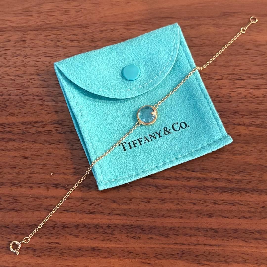 Tiffany & Co. Olive Motif Bracelet with Blue Topaz 18 cm / 7.09 inches