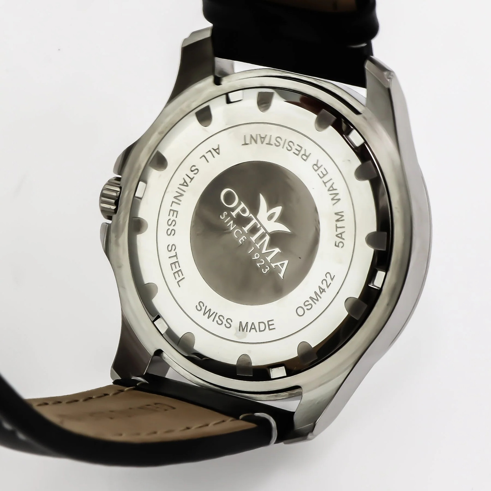 Optima – Swiss Watch – OSM422-SL-1 Ronda de Cuarzo Suiza 43 mm OSM422 50