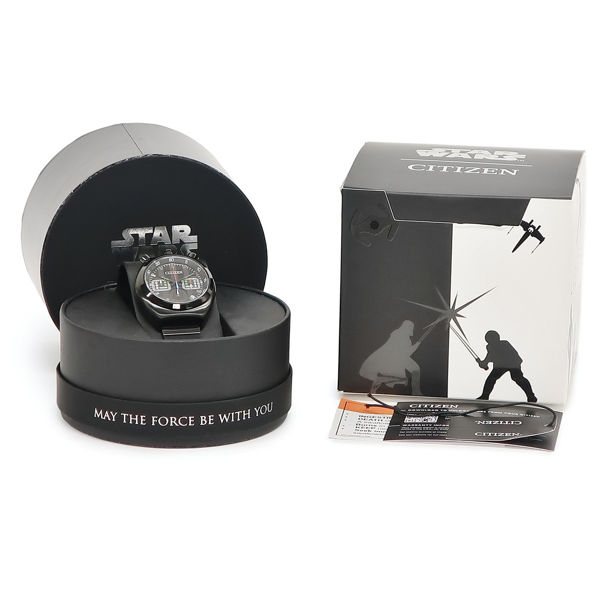 Citizen Tuno Chrono Darth Vader AN3669 52E Star Wars Collaboration Small Second