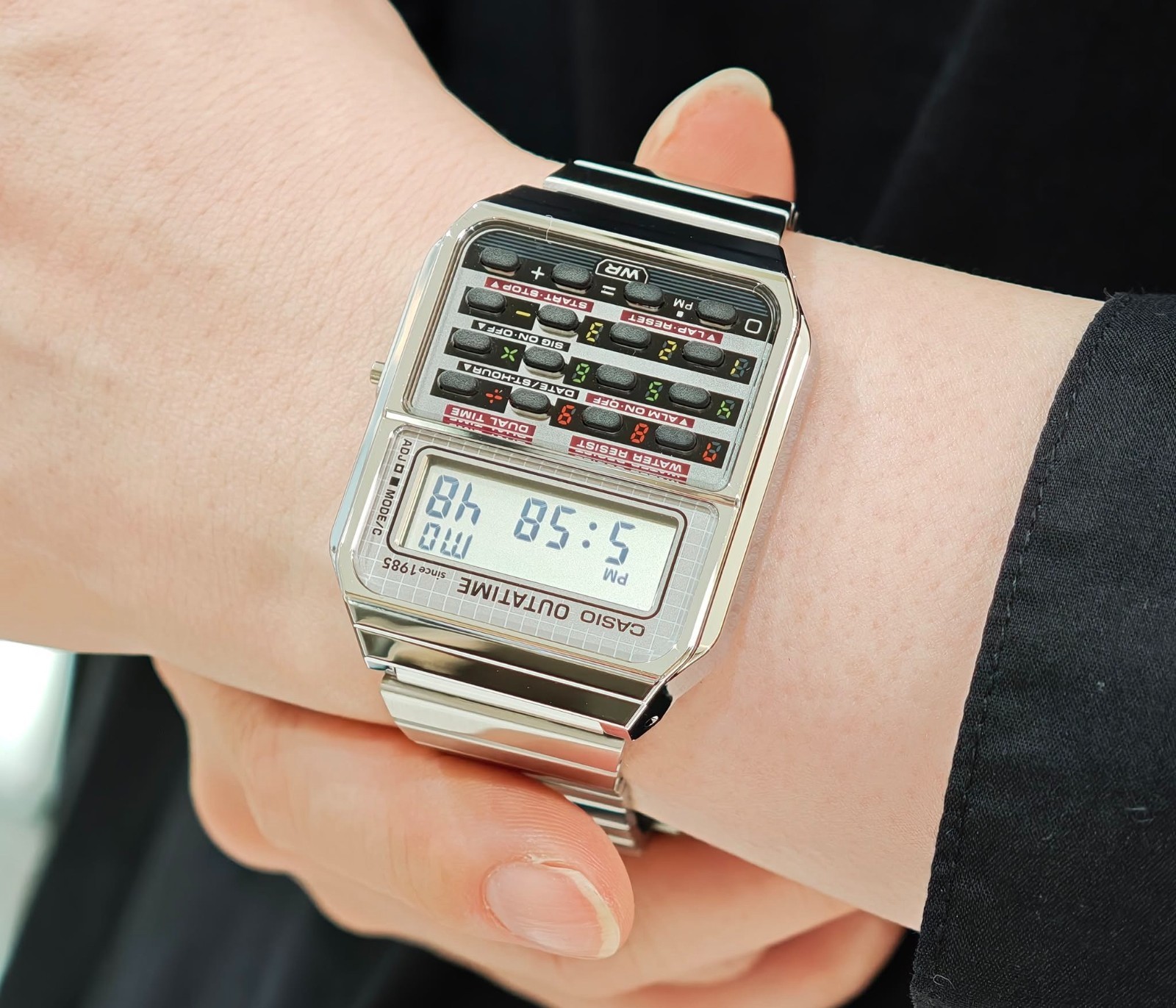 CASIO Back To The Future Collab Model Watch CA-500WEBF-1AJR CALCULATOR 2025 NEW