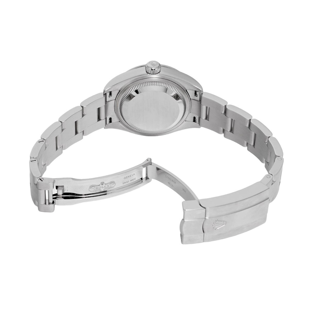 ROLEX Oyster Perpetual 28 276200 Med Blue WATCH 733822