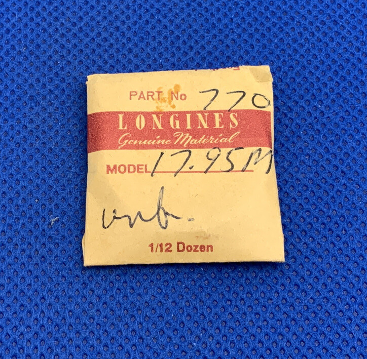 Longines 17.95M Part #770 Mainspring. Sealed. New Old Stock. 28-70 R