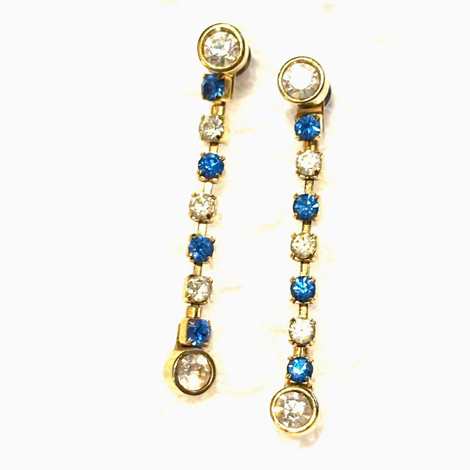 September blue birthstone jewelry lot—Avon heart pin & bangle bracelet, earrings