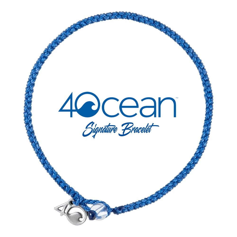4Ocean braided bracelet Signature Edition – Blue 4 Oceans S, M, L