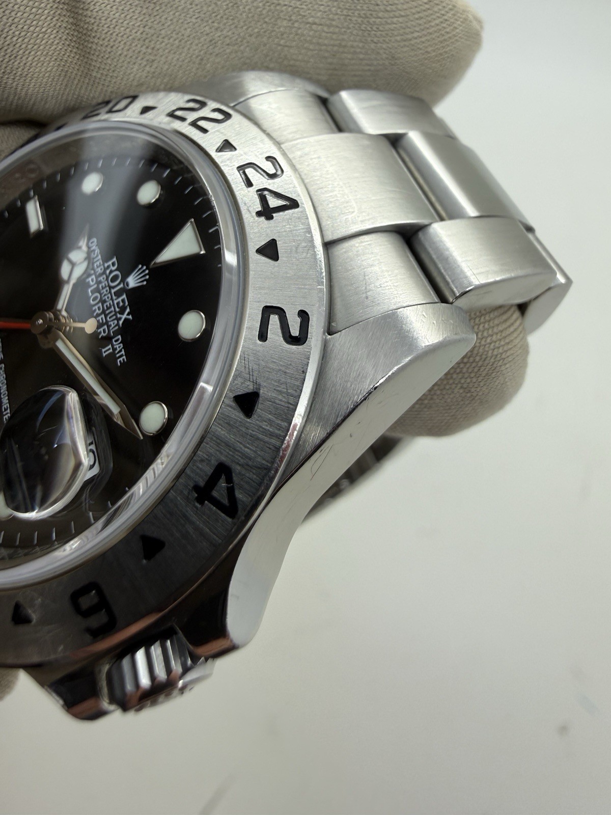 2011 Rolex Explorer II Black Dial Scrambled Random Serial 3186 Mov Rehaut 16570