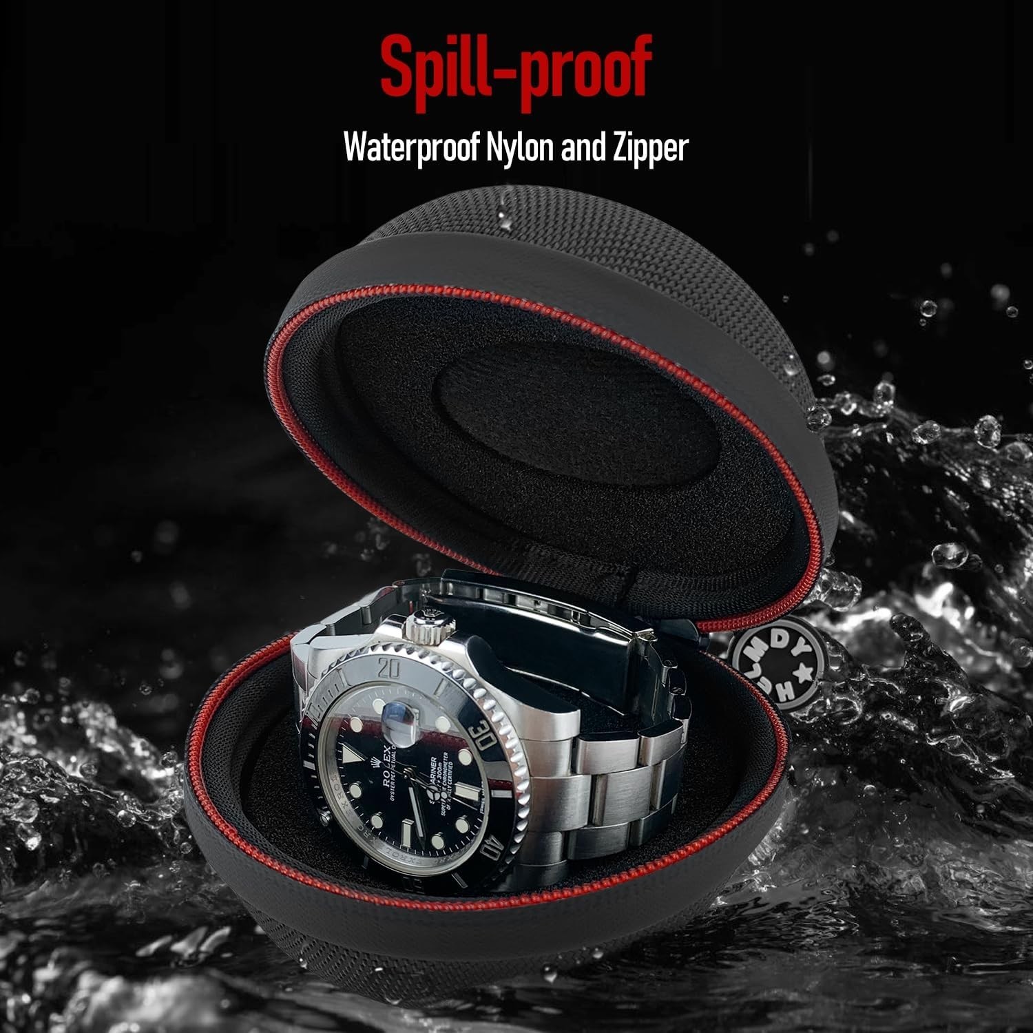 Luxury Watch Travel Case with Velvet Interior – Perfect Gift for Watch Owners