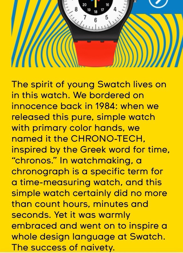 Limited Edition Swatch Originals Rouge & Noir “Back To 1984”Reloaded 41mm NEW