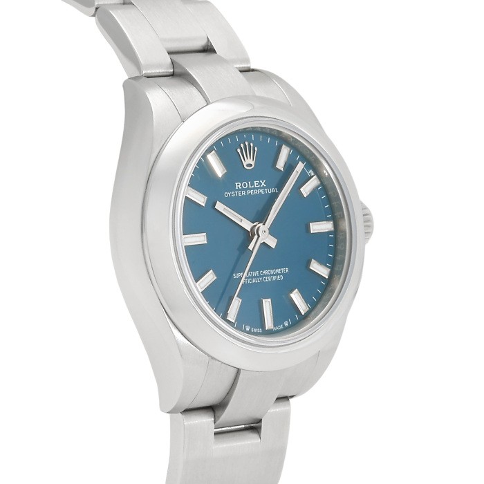 Rolex Oyster Perpetual 276200 Stainless Steel 28.0mm Blue Dial Automatic #YKW577