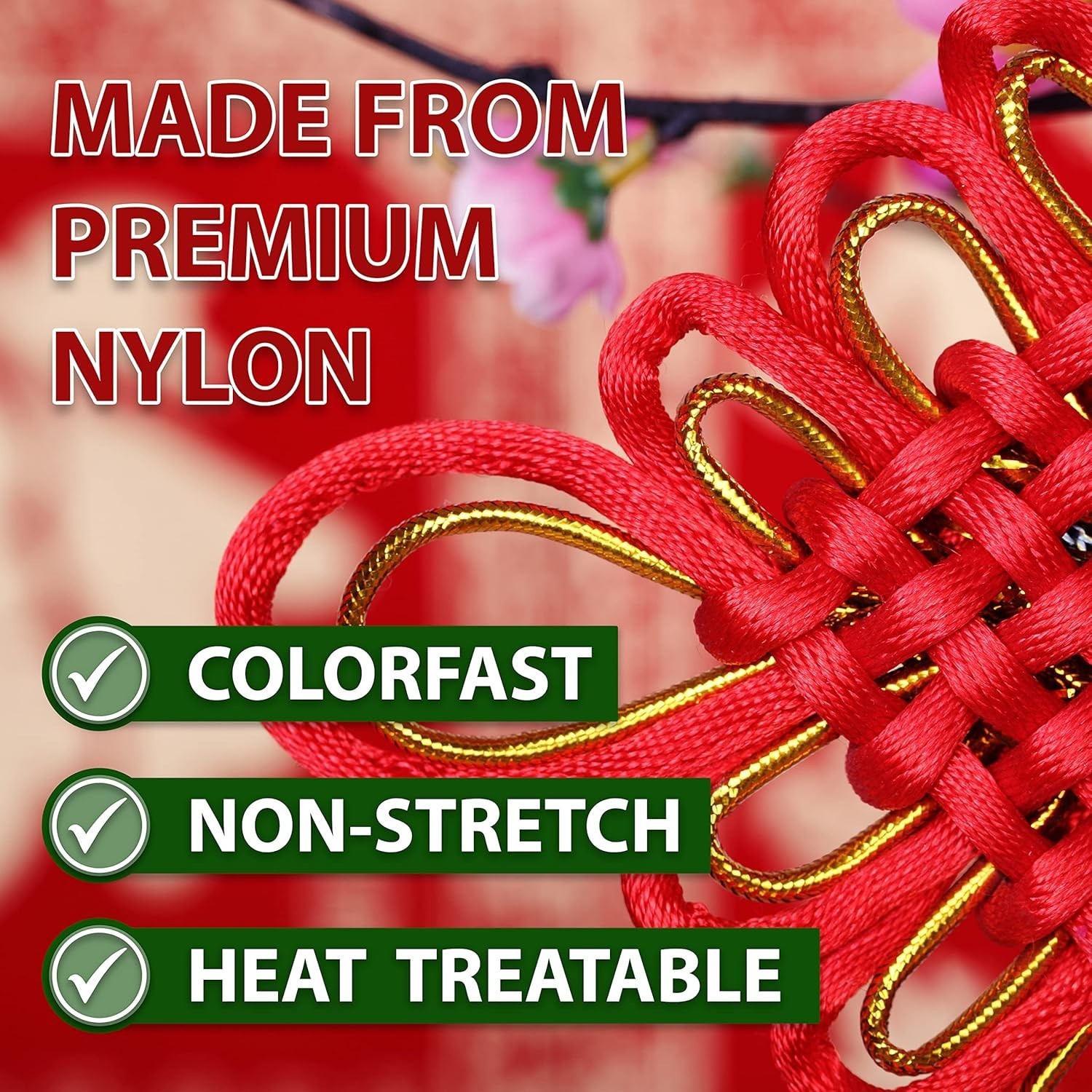 Versatile 164 Yards 0.5mm Black Nylon String – Ideal for Jewelry & DIY Crafts