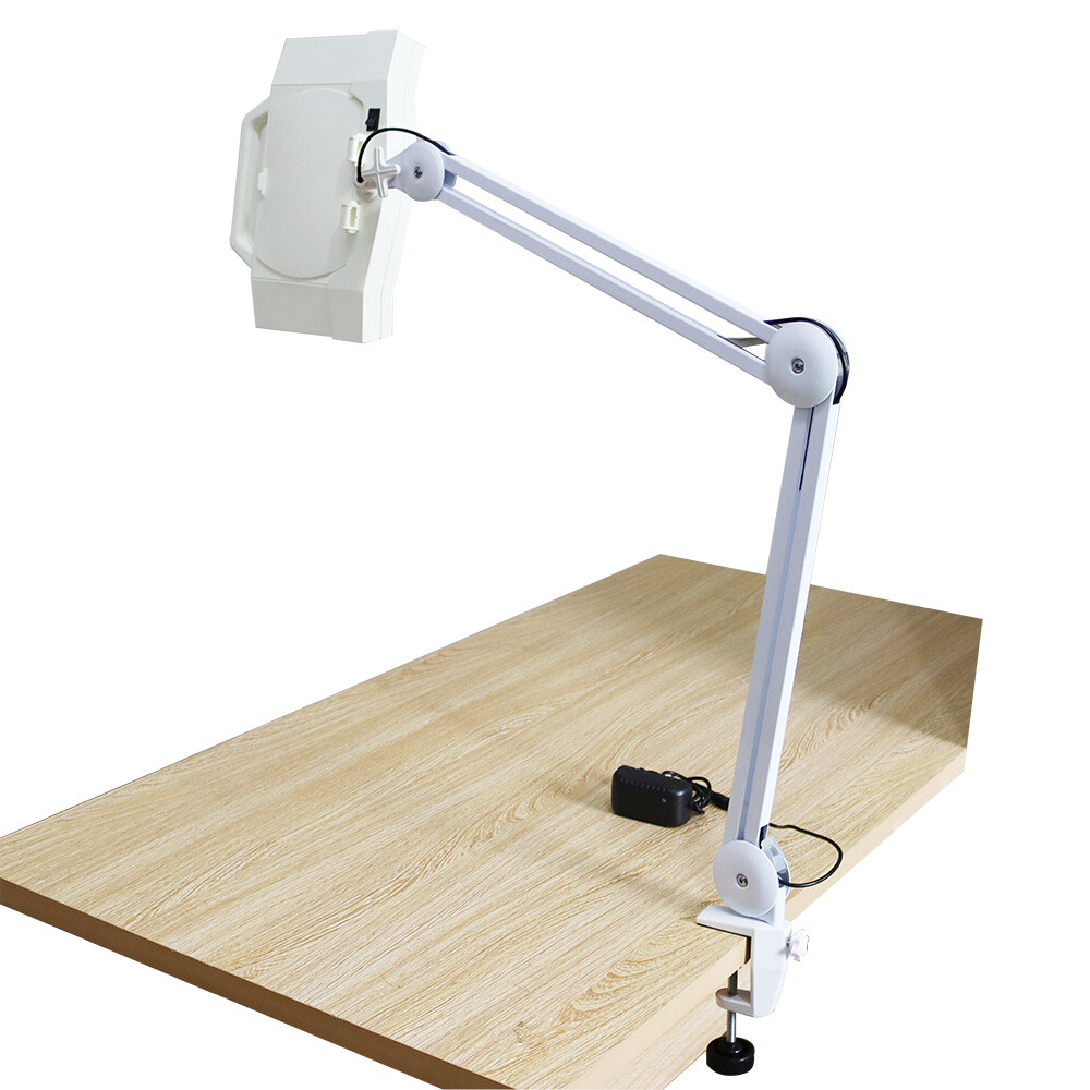 Top-grade 10x LED Table Clamp Magnifier Lamp Clip-on Type Magnifier Lamp 140151
