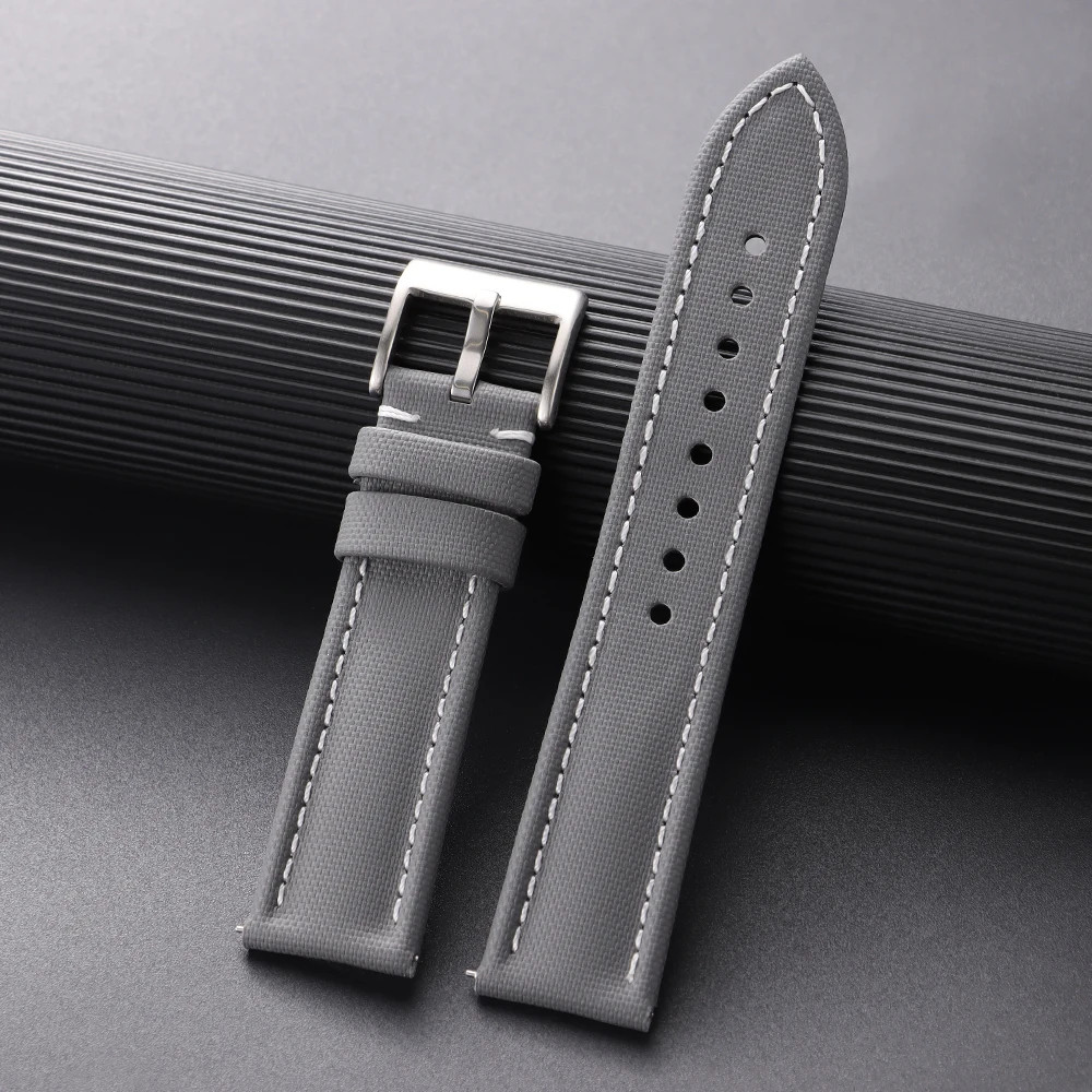 Premium Sailcloth Nylon Watch Strap 18-22mm Waterproof Quick Release Band