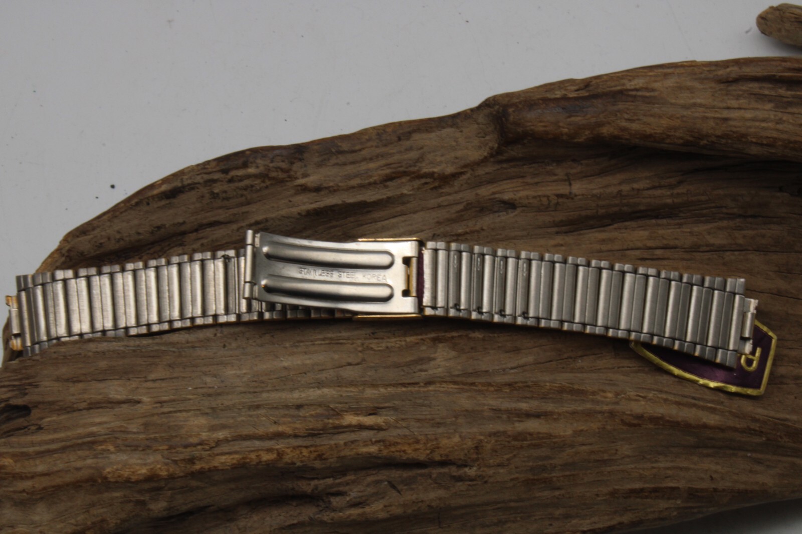 6.5″ GOLD TONE NEW ARMITRON TIMEX WATCH BAND 12.2mm LUG NOS (BQ3)