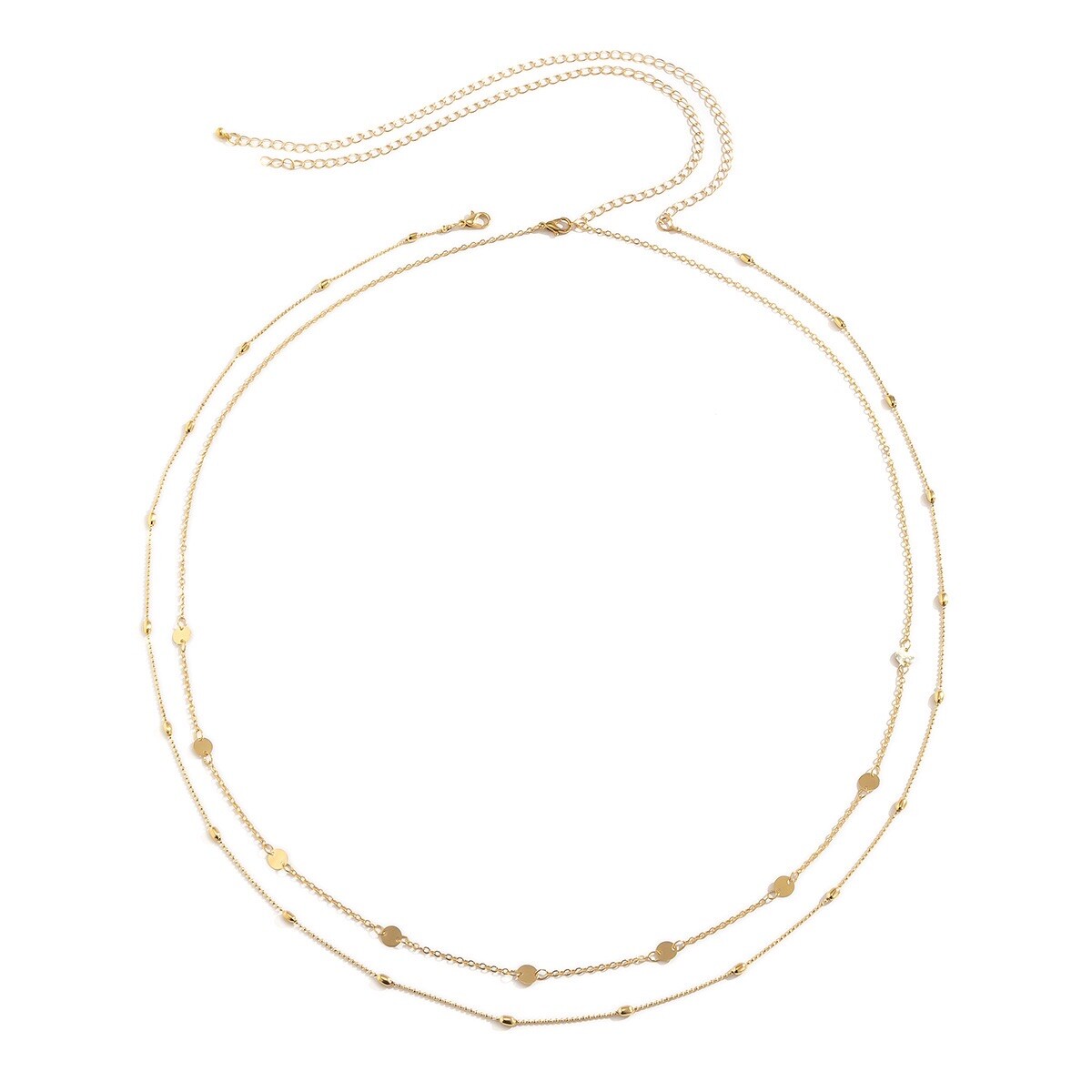 14K Gold Plated Belly Chain Adjustable Layered Chain for Women Sexy Waist Chain