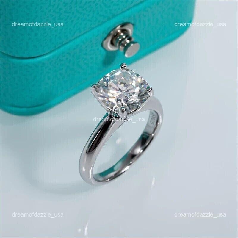 Mothers day Sale 14K White Gold Diamond No Stone New Solitaire Engagement Ring