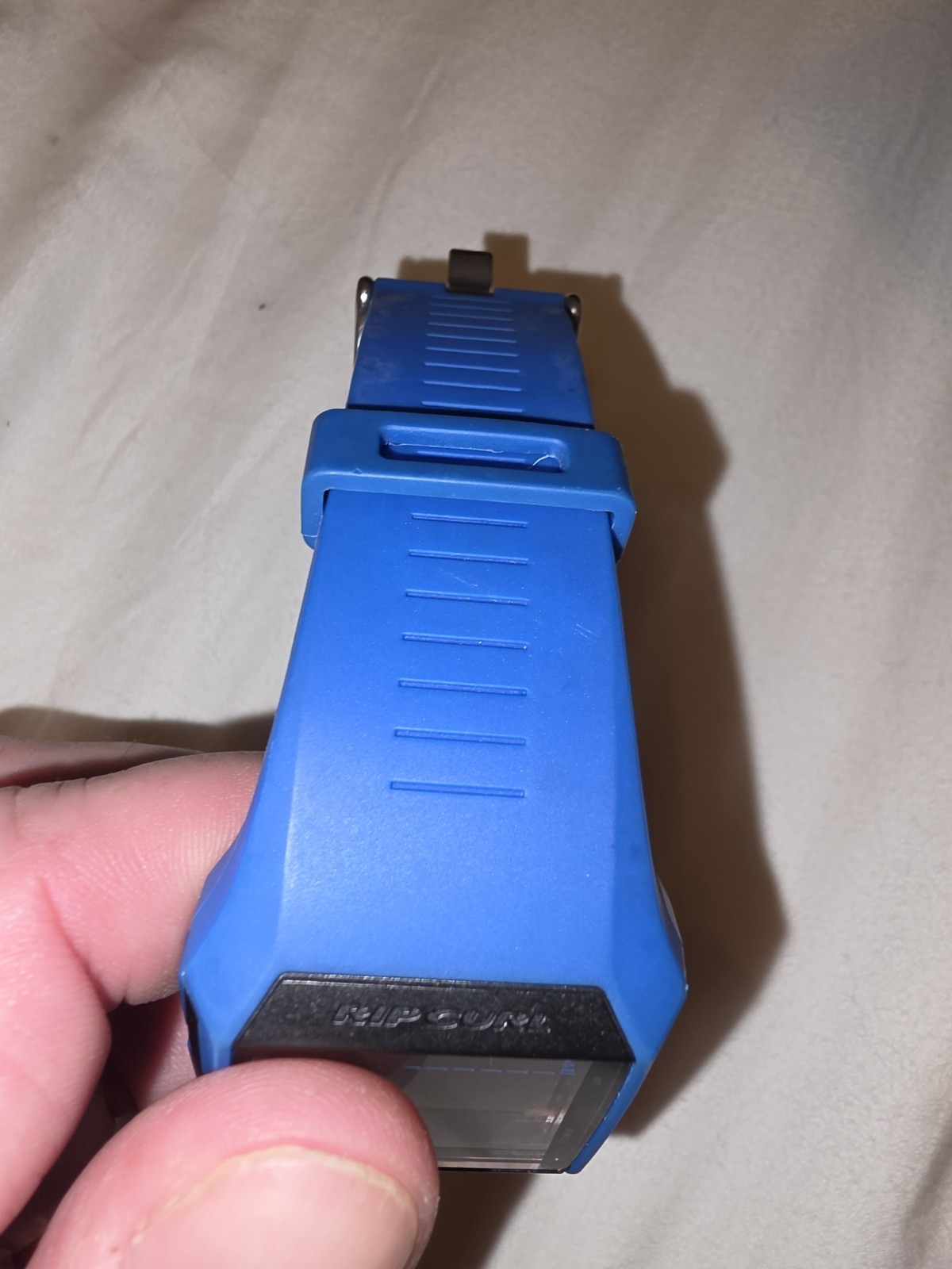 Rip Curl Tide Watch Blue Lcd Surf Great Condition A1119 New Battery. Awesome