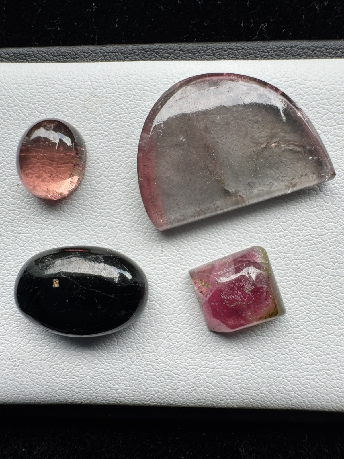 ALL TOURMALINE CABS: PRECIOUS GEMSTONE INVESTMENT LOT #32: 4 GEMS, 36.30 TCW.
