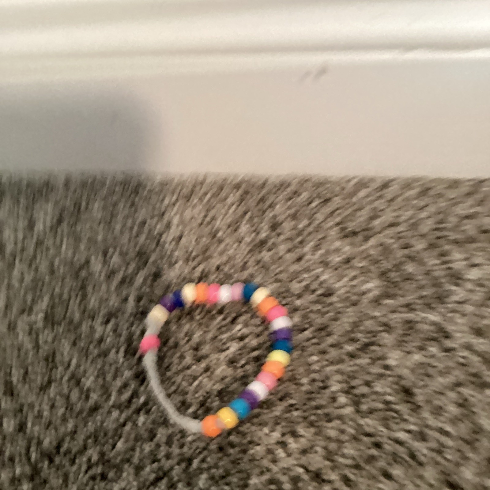 Kids Multicolor Beaded Bracelet, Unicorn Theme, Plastic