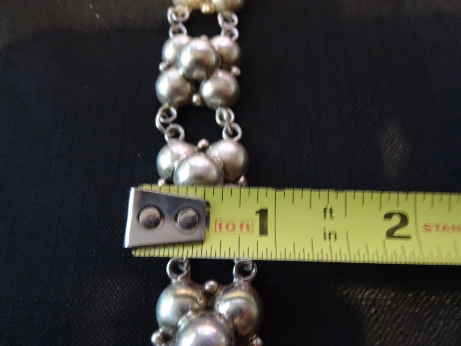 # 506-VINTAGE STERLING SILVER MEXICO SILVER BRACELET-VERY NICE