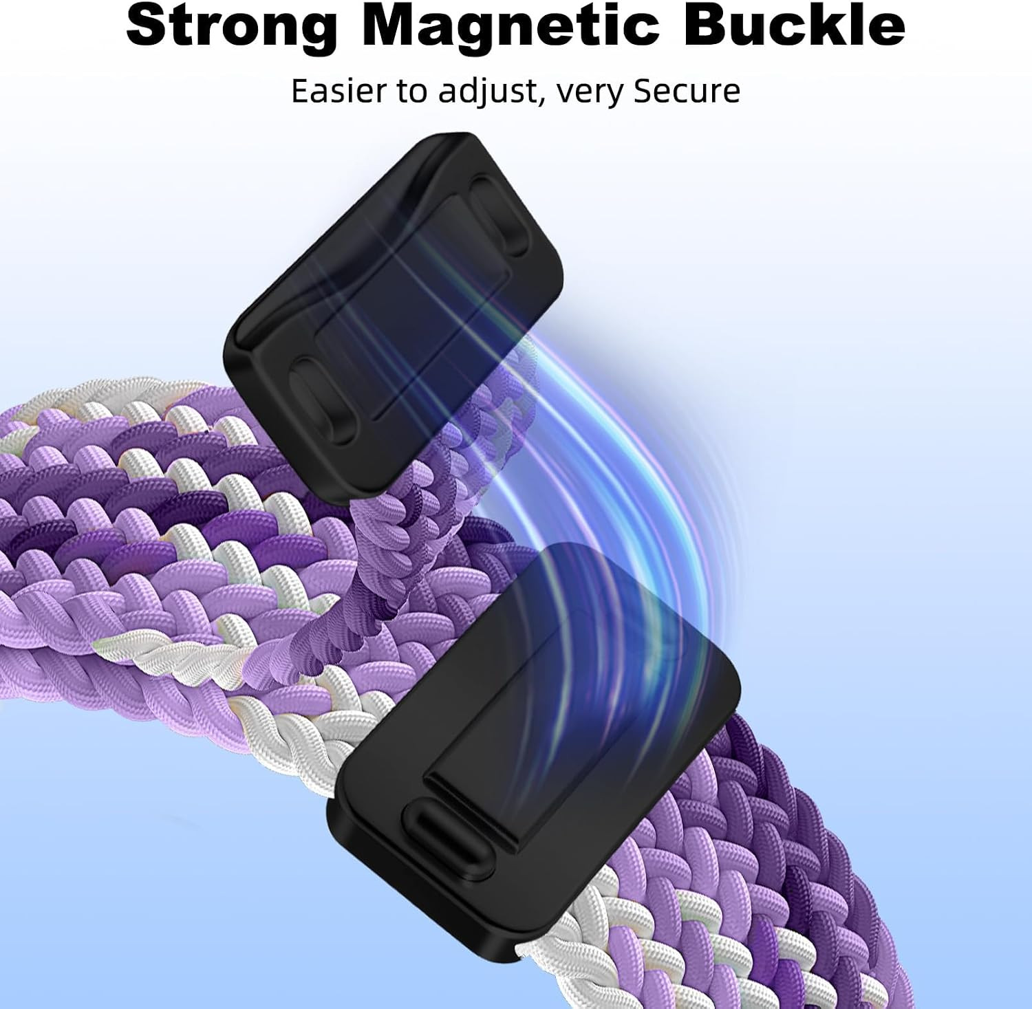 Magnetic Braided Watch Bands Compatible with Samsung Galaxy Watch 8 Band 40Mm 44