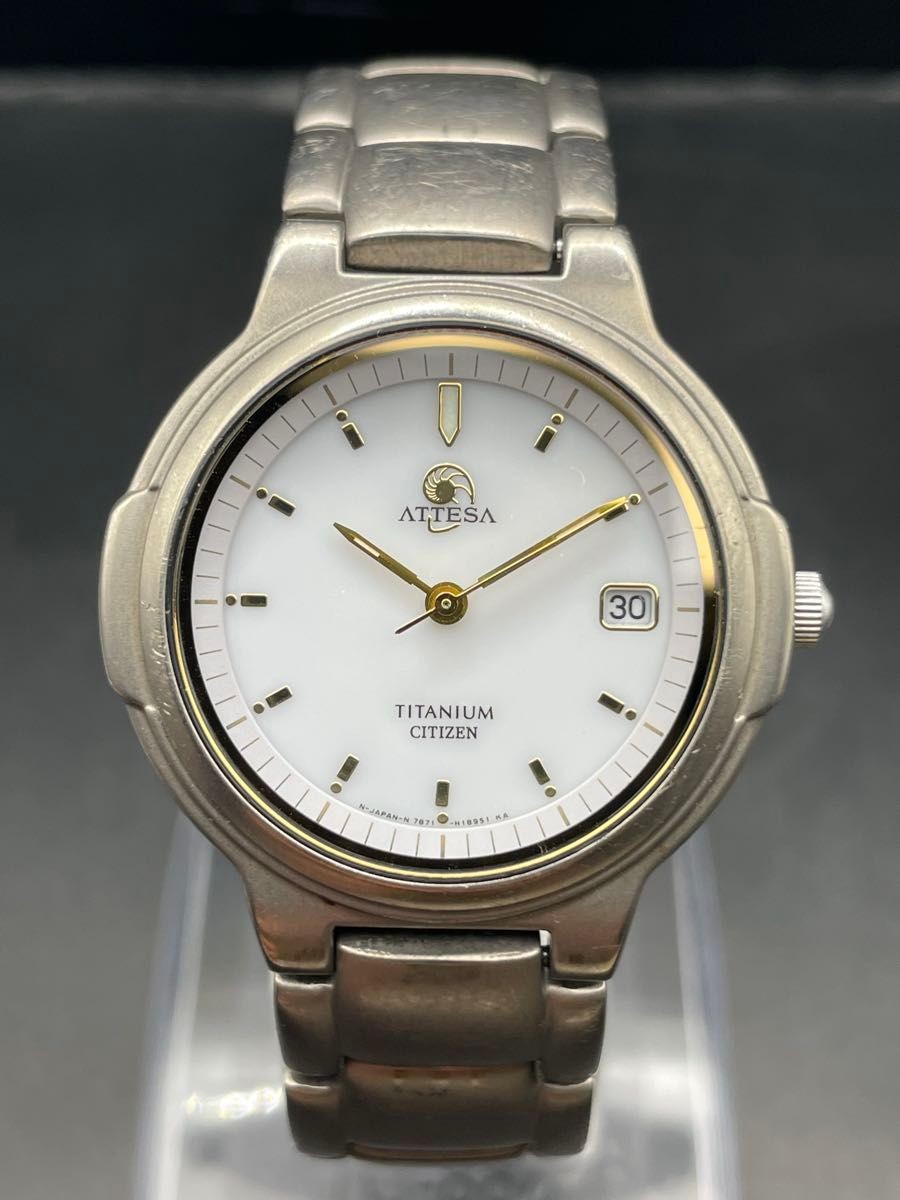 Solar Running Citizen Attesa 7871 H11356 Vintage