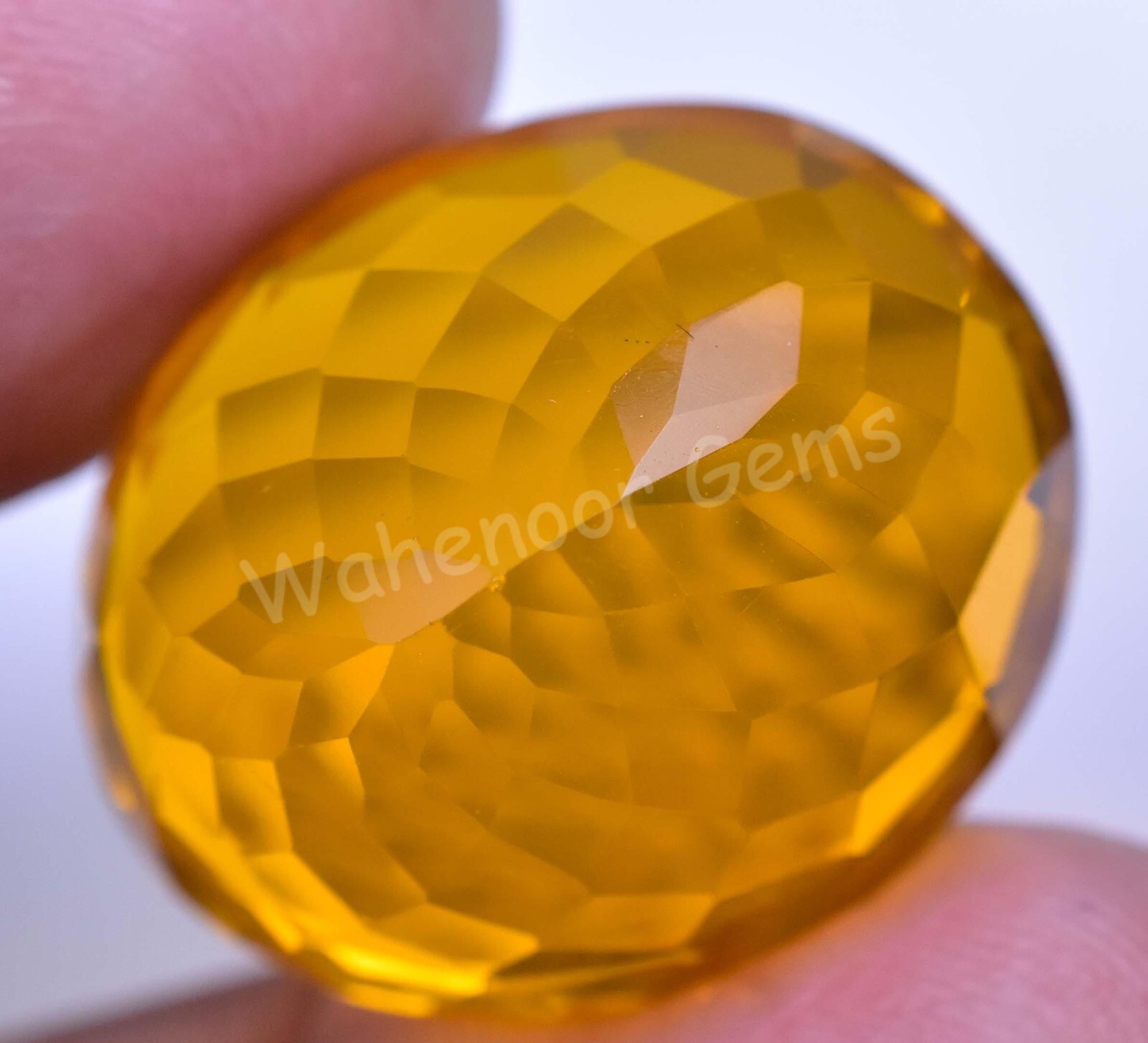 Natural Orange Opal 40.55 Ct Oval Welo Mexican Unheated Rare Gemstone Certified