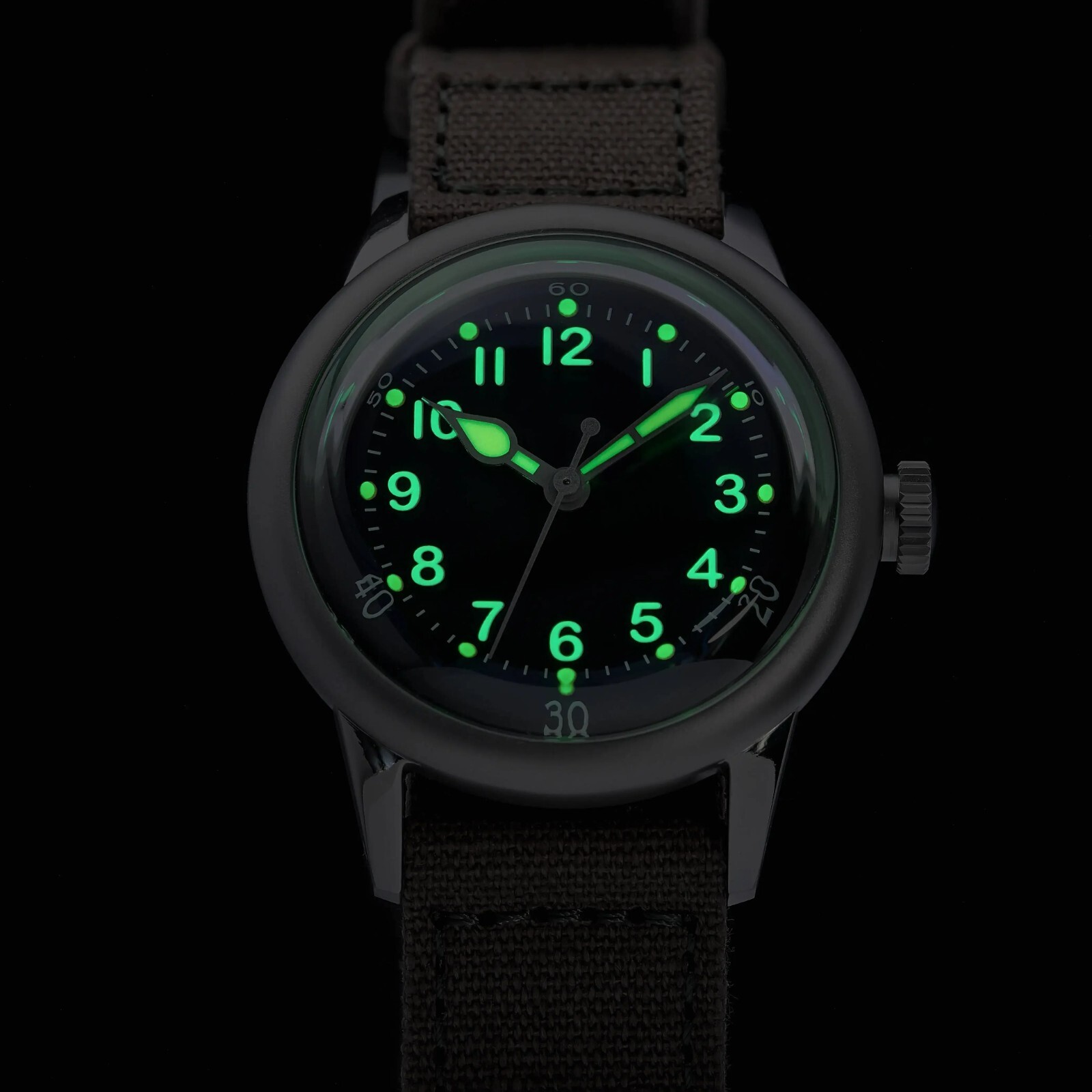 THORN Classic Military Pilot A-11 Titanium NH35 Automatic 200m Watch C3 36mm A11