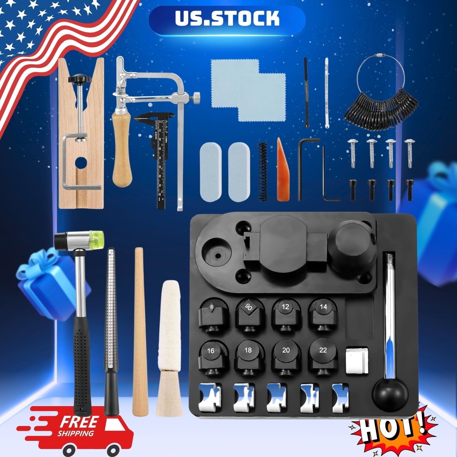 Ring Bending Tool Kit for Jewelry Making Spoon Ring Maker Machine DIY Tool