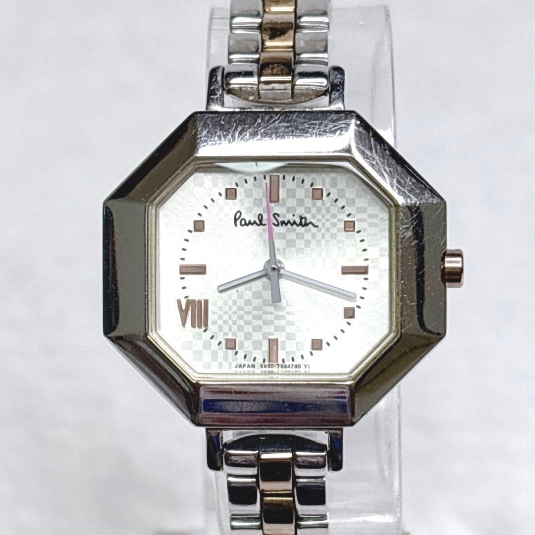 Paul Smith 5930-T010733 Womens Quartz Watch Octagon Silver 27.9mm Japan