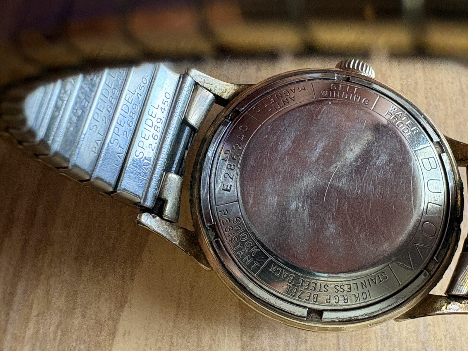 Vintage Gold Filled Bulova Men’s Selfwinding Shock Resistant Wristwatch