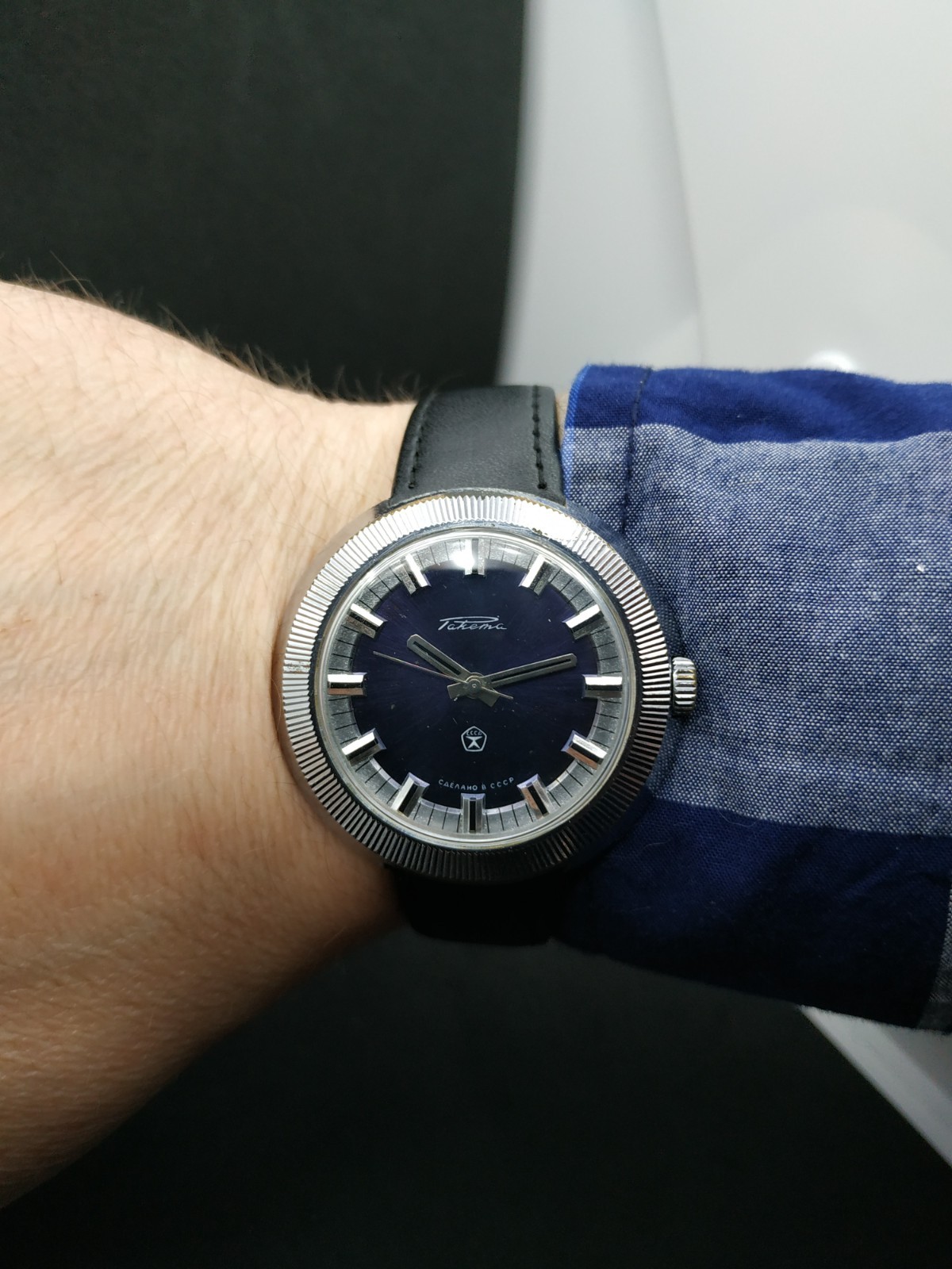 Men’s Dress Vintage USSR Watch Raketa UFO Mechanical 2609.HA Retro Soviet ☭