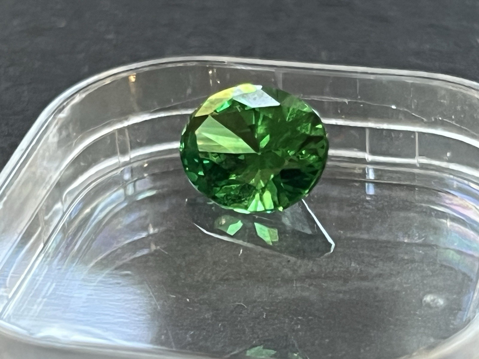 Green YAG (Yttrium Aluminum Garnet) Loose Gemstone – 3.80 Carat Oval Cut