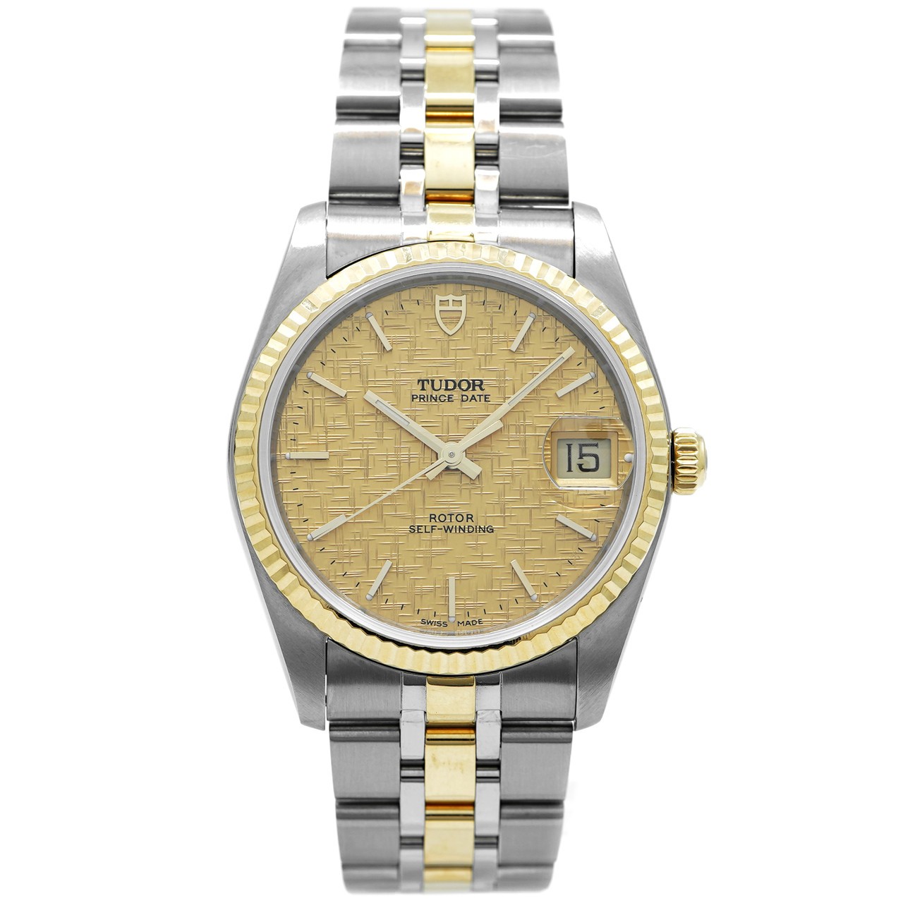 Tudor Watch Prince Date 74033 – Inventory 9029 Stainless Steel/Yellow Gold 34mm