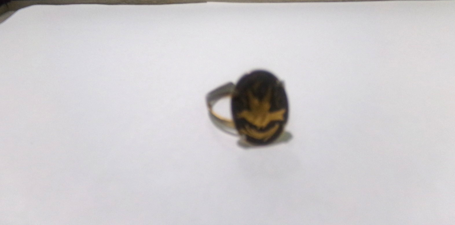 VINTAGE DAMASCENE RING ADJUSTABLE