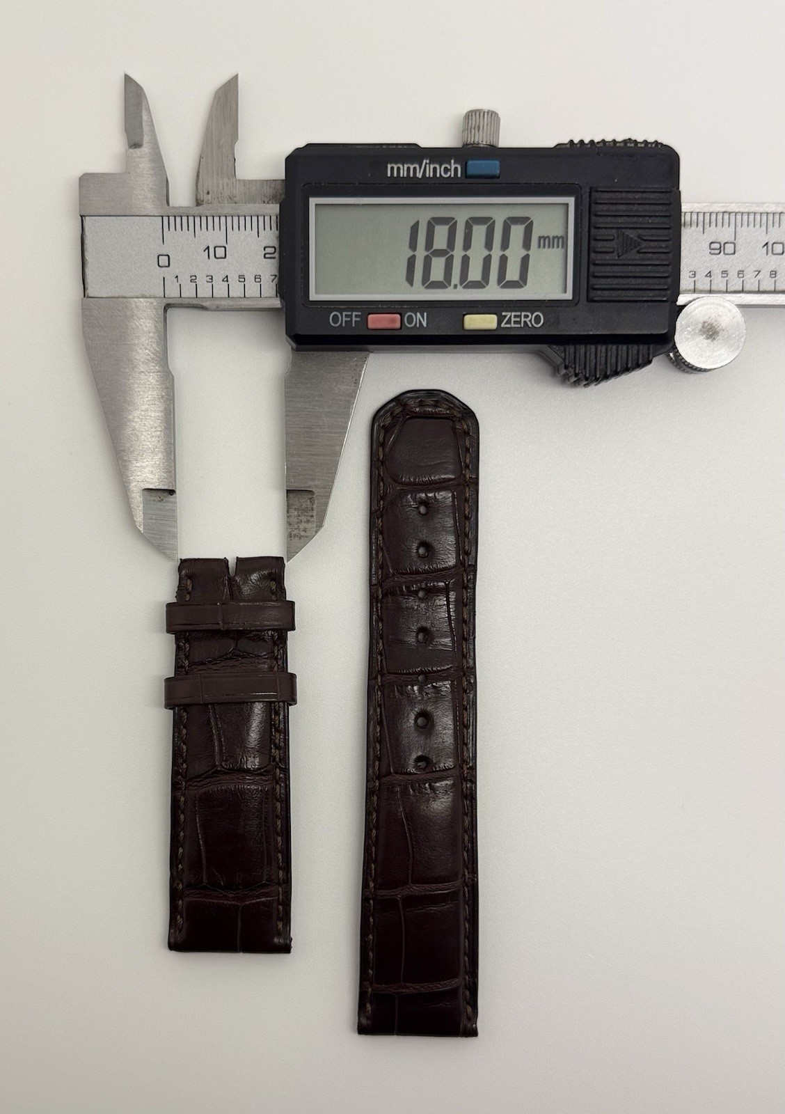 A. Lange & Sohne 20mm x 18mm Brown Alligator Watch Strap Band Authentic OEM