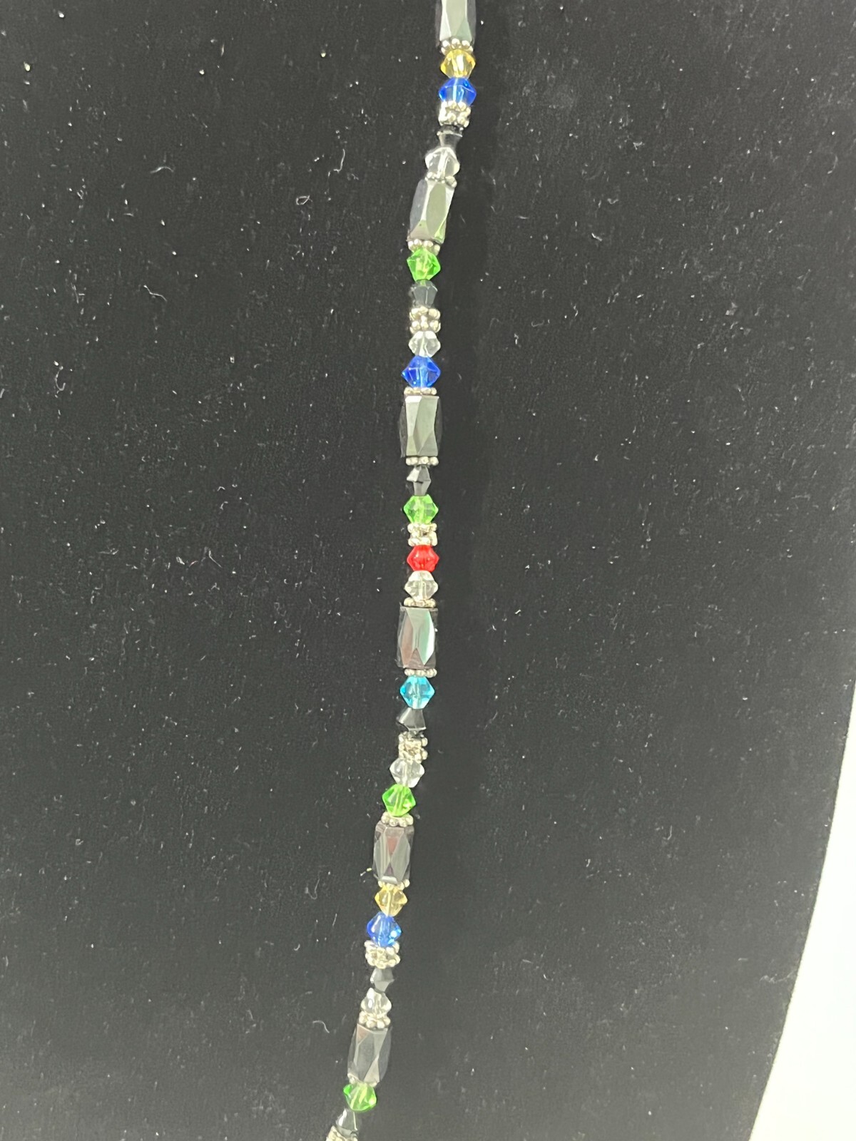 38″ Multi-Colored Beaded Magnetic Multi Use Necklace