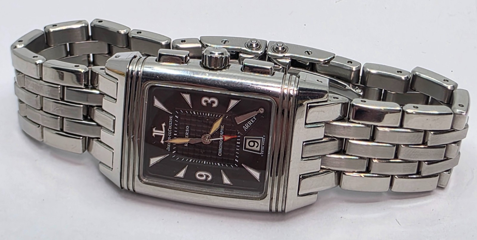 Jaeger Le Coultre Reverso “Grand Sport” 295.8.59 Stainless Steel Men’s Watch