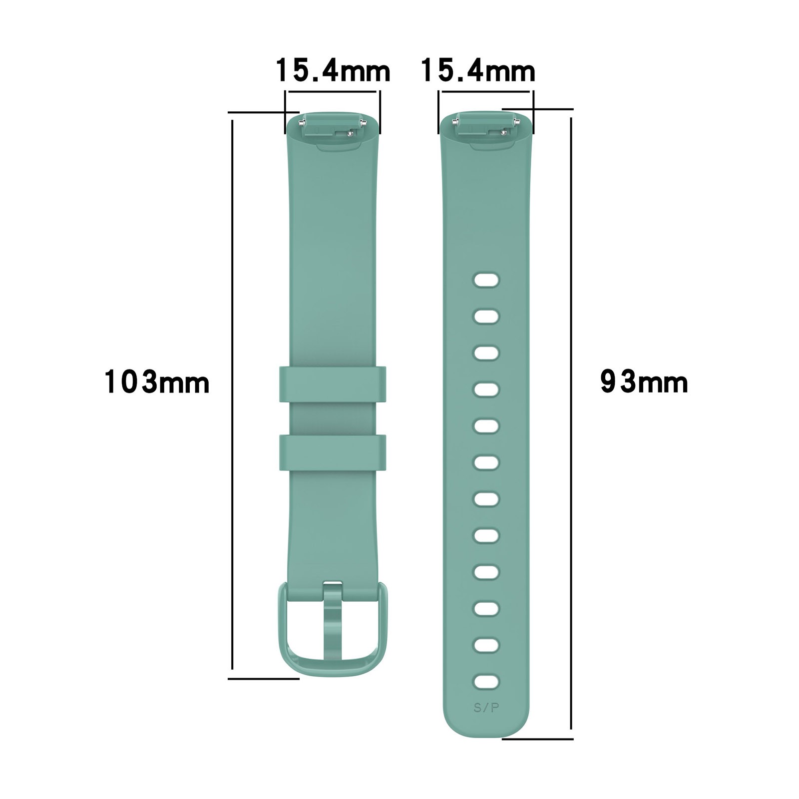 15.4mm Watch Strap for Fitbit inspire3 Replacement Band
